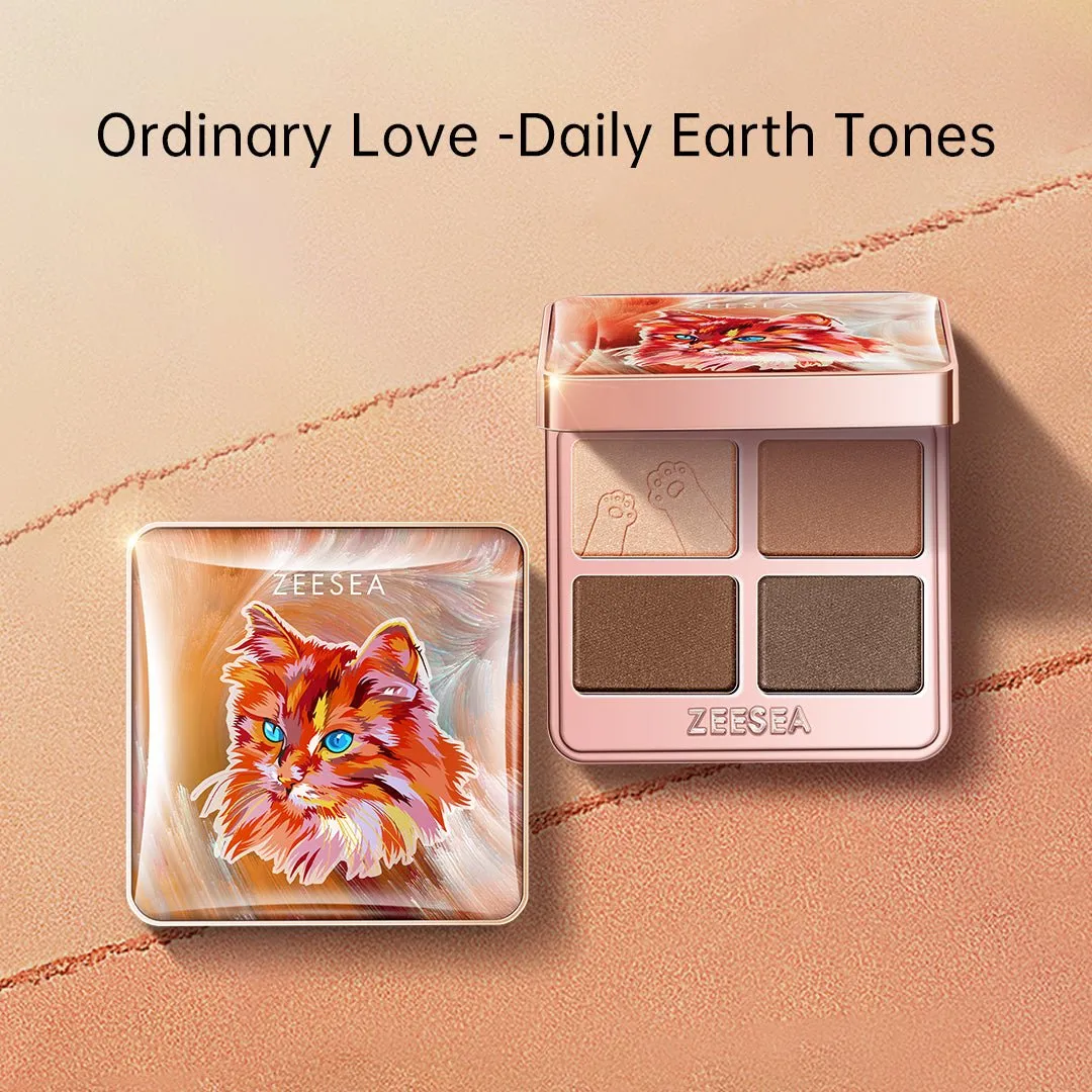 Autumn And Winter Tipsy Kitty Eyeshadow Quad