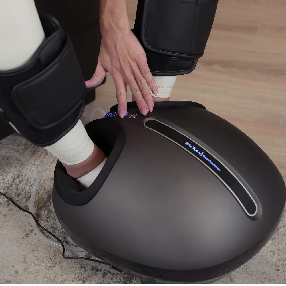 BACKplus® Shiatsu Foot Massager with Calf Compression & Heat