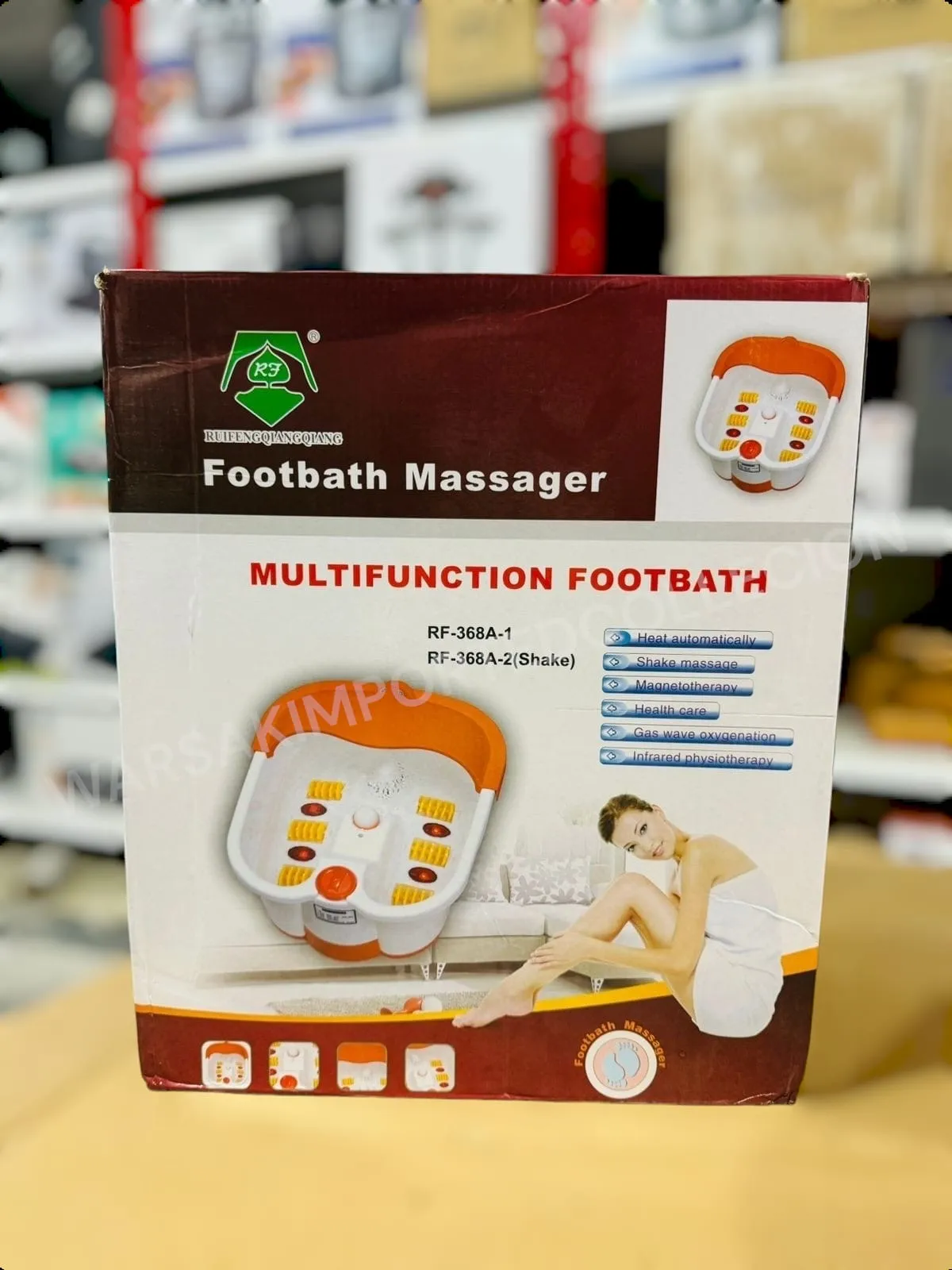 FOOTBATH MASSAGER with Heating & Infrared Treatment