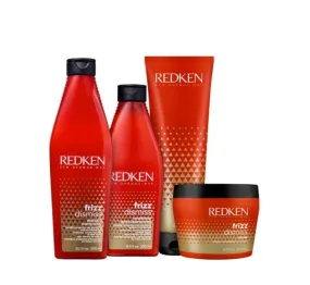 Frizz Dismiss Babaçu Oil Nourishing Moisturizing Treatment Kit 4 Itens - Redken