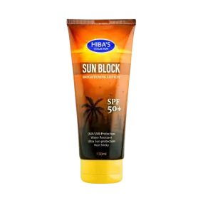 Hiba's Collection Sun Block Brightening Lotion Spf 50  150ml