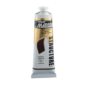 Matisse Structure Paint 75mL - Burnt Umber