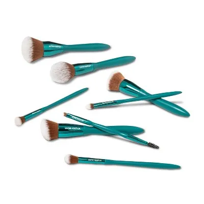 New - Sonia Kashuk Luminate Collection Complete Brush Set - 8pc