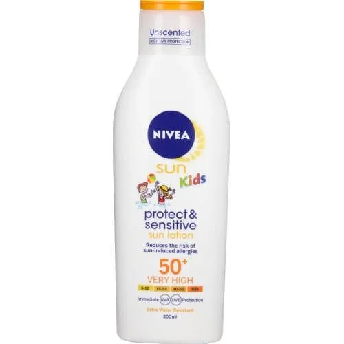 Nivea Sun Kids SPF50 Plus Sun Lotion 200ml